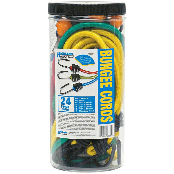 Heavy Duty Bungee Cord 24pc