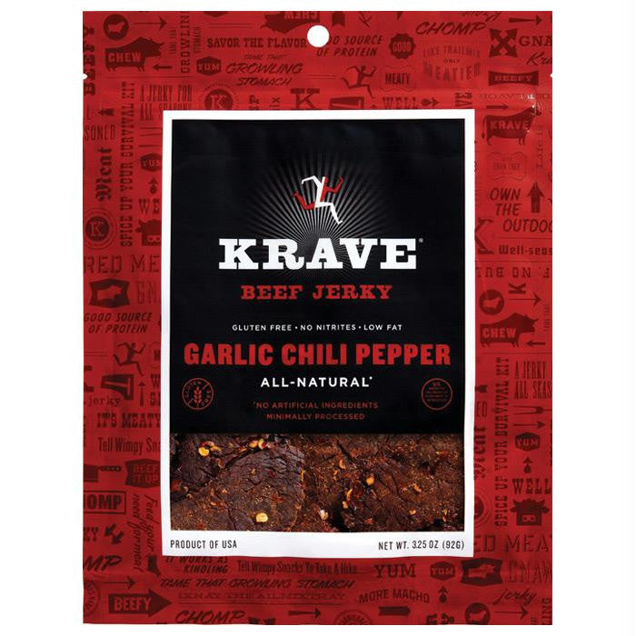 Krave Jerky Garlic Chili Beef