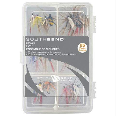 Flies Assorted 25 Pk W-box