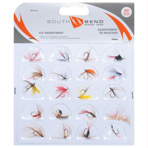 Flies Popular Assort 20 Pk