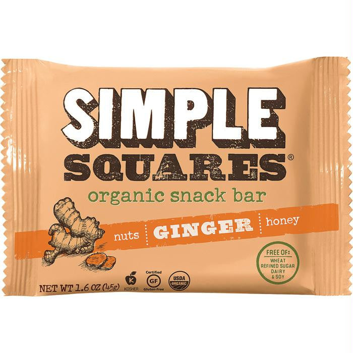 Simple Squares Ginger Bar