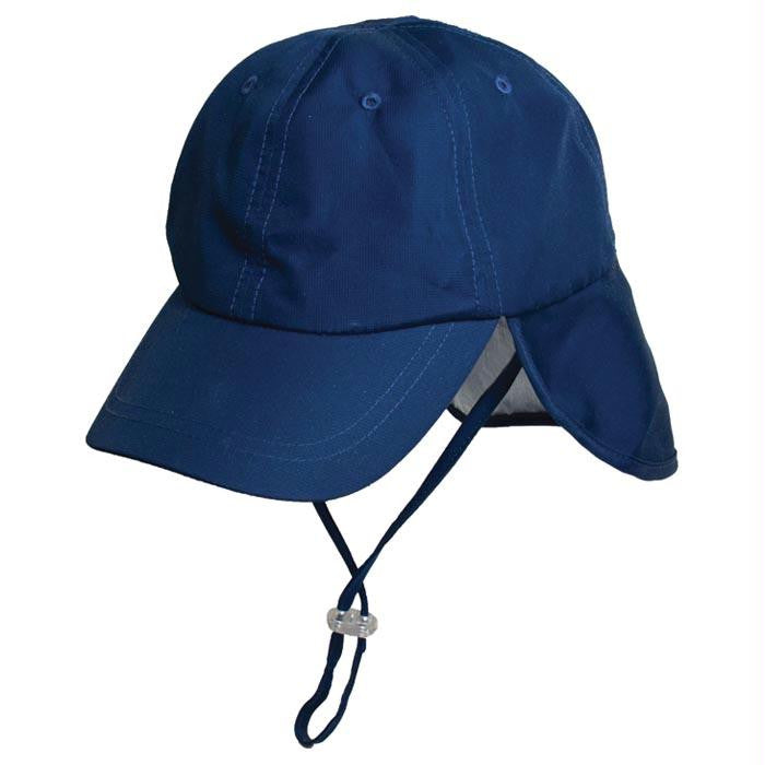 Kids Nylon Flap Cap Asst
