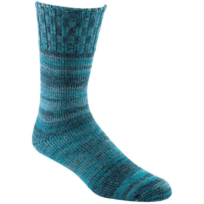 American Ragg Sock Turq Md