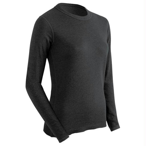 Coldpruf Poly Wmn Top Blk Lg