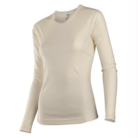 Classic Merino Wmn Crew Almd S