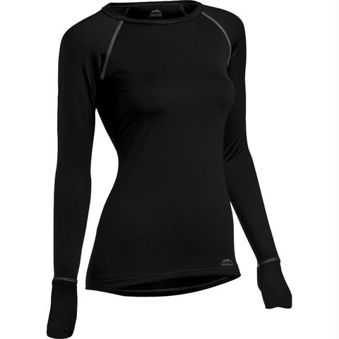 Quest Womens Crew Black Lg