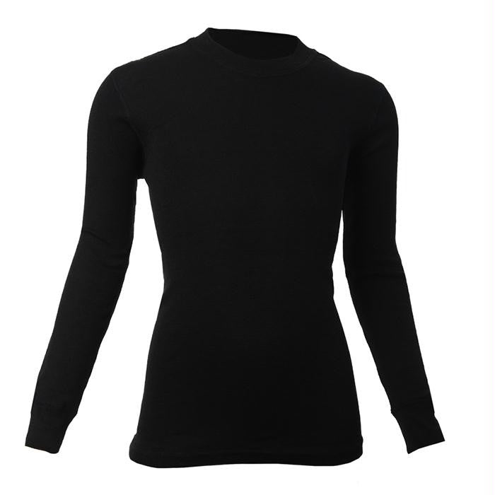 Polypro Kids Crew Sm Blk