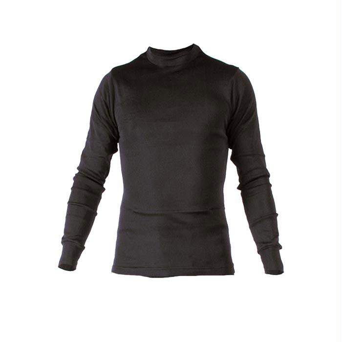 Poly-lite Mens Crew Top Blk Md