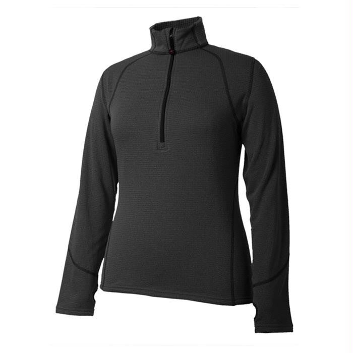 Eco Fleece Wmns Ls Zip Blk Md