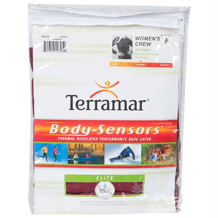 Polyvalent Wmns Crew Lg Garnet