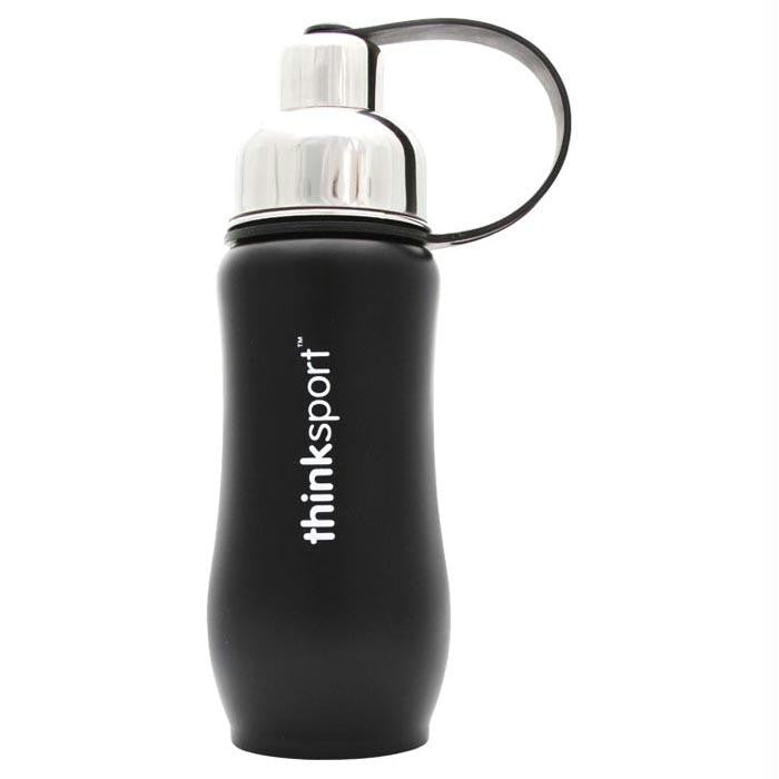 Thinksport Ss Bottle 12oz-blak