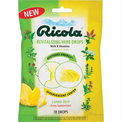 Ricola Revitalizing Lemon 18pk