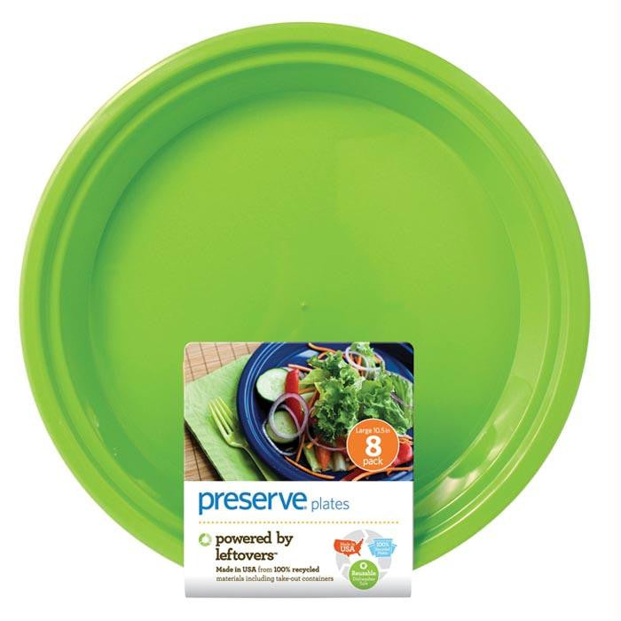 Preserve Lg Plate 8ct Green