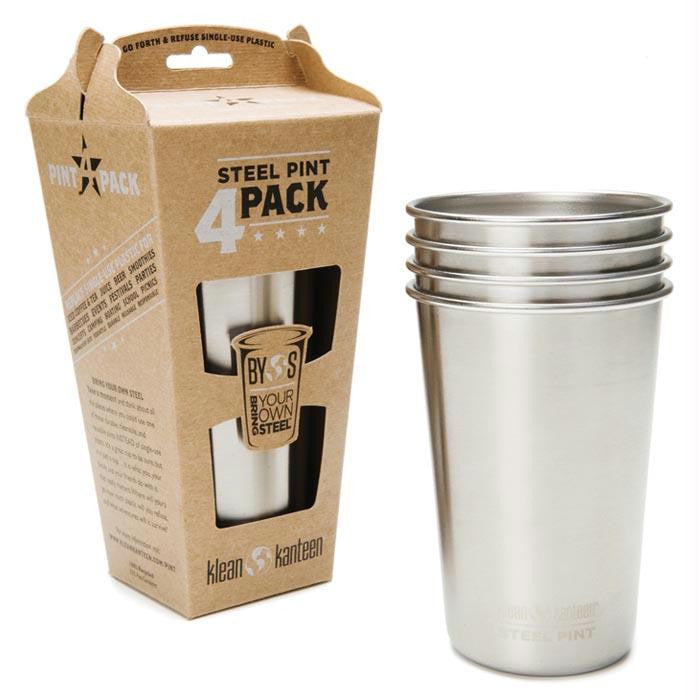 Klean Kanteen Pint Brushed 4pk