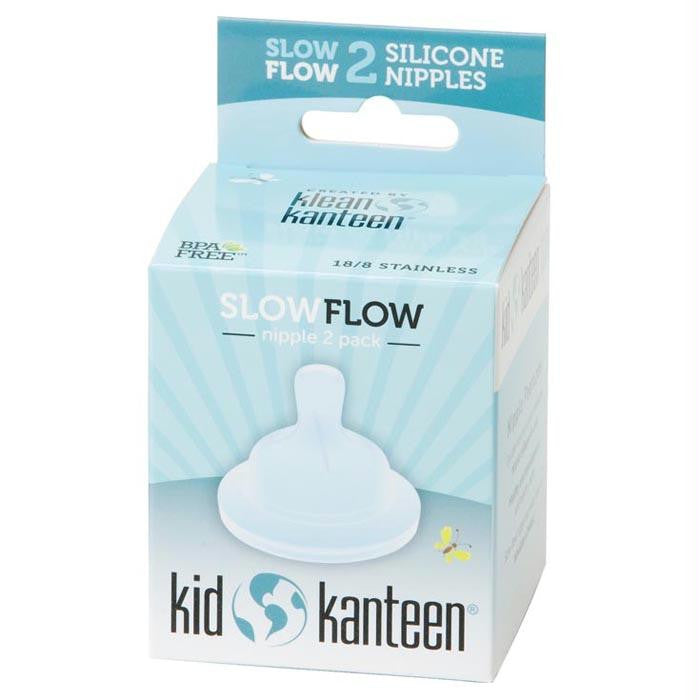 Kid Kanteen Nipple Slow 2 Pk