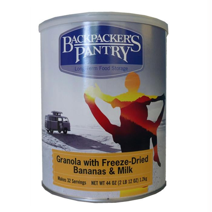 Granola W-bananas & Milk Can