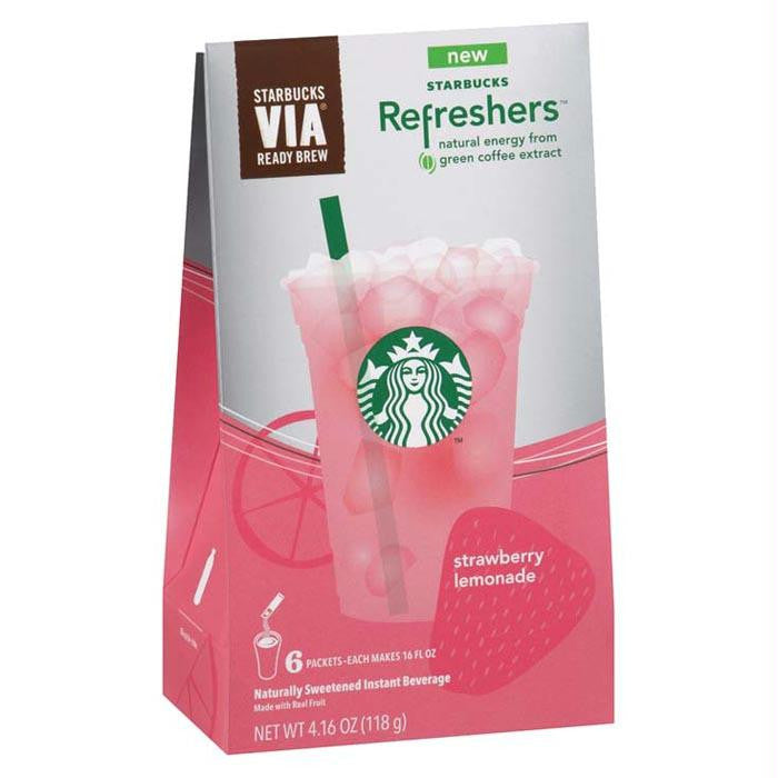 Starbucks Refresh Stra-lmn 6pk