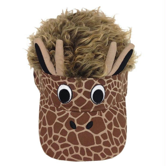 Giraffe Flair Hair Kids Visor