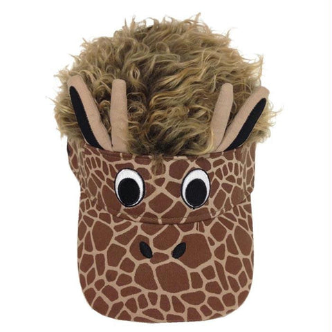 Giraffe Flair Hair Kids Visor
