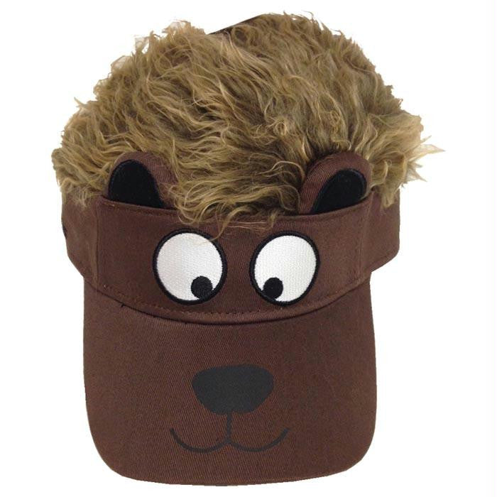 Bear Flair Hair Kids Visor