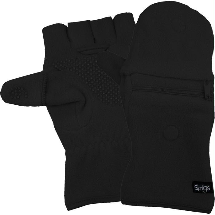 Fleece Multi Mitts Black