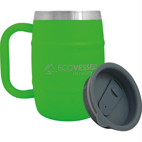 Double Barrel Mug 16 Oz Lime