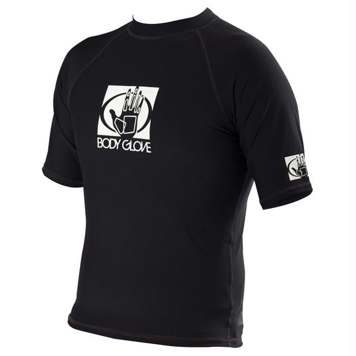 Fitted Rashguard M Ss Black Lg