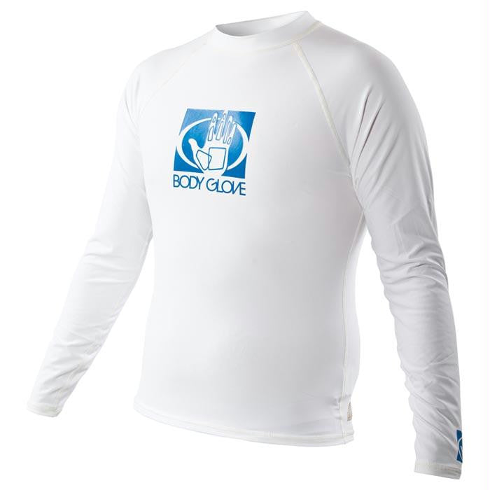 Fitted Rashguard M Ls White Lg