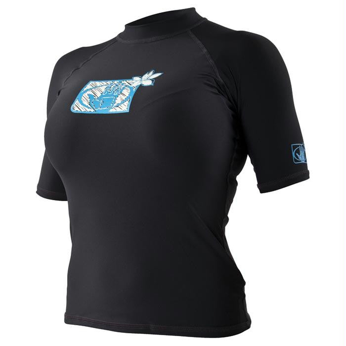 Fitted Rashguard W Ss Black Lg