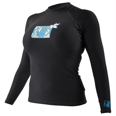 Fitted Rashguard W Ls Black Sm