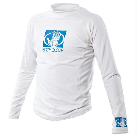 Fitted Rashguard Jr Ls Wht 14