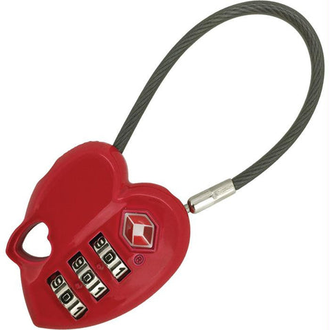 Munkees Tsa Heart Combo Lock