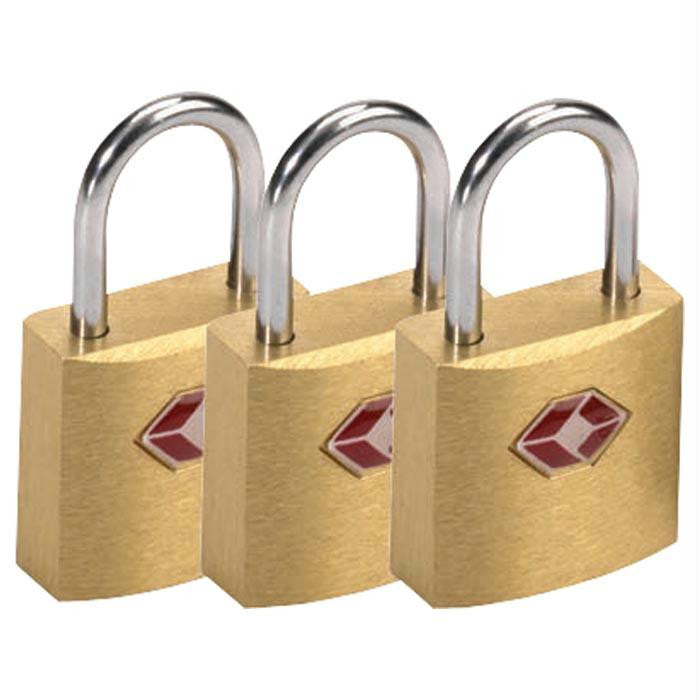 Travel Sentry Mini Padlock 3pk