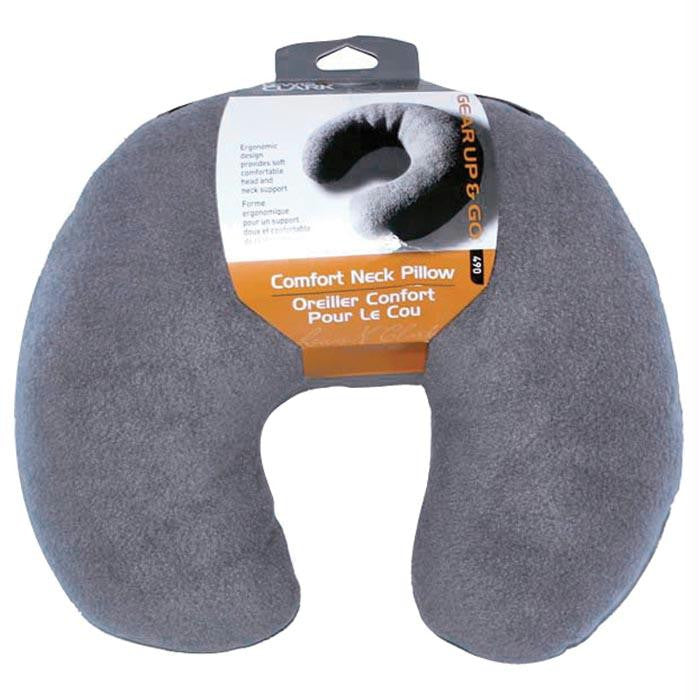 Fiber Fill Neck Pillow-grey
