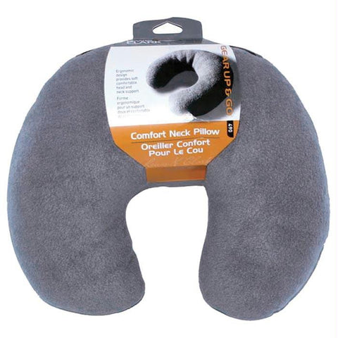 Fiber Fill Neck Pillow-grey