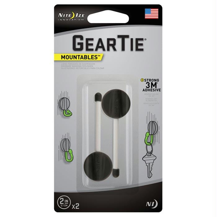 Gear Tie Hang Twist Tie 2" Bw