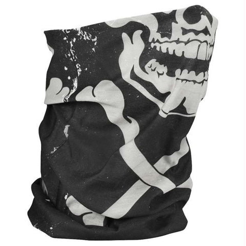 Motley Fleece Tube Skull Bones