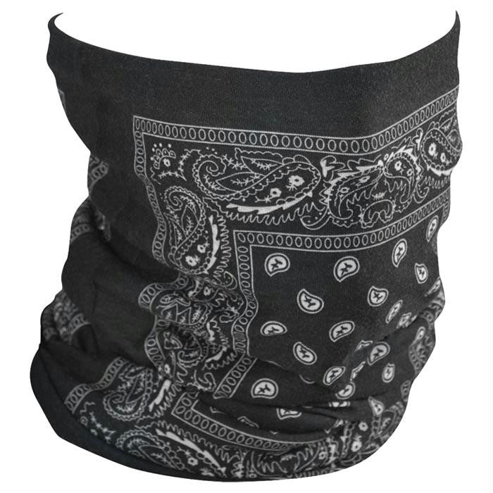 Motley Fleece Tube Blk Paisley