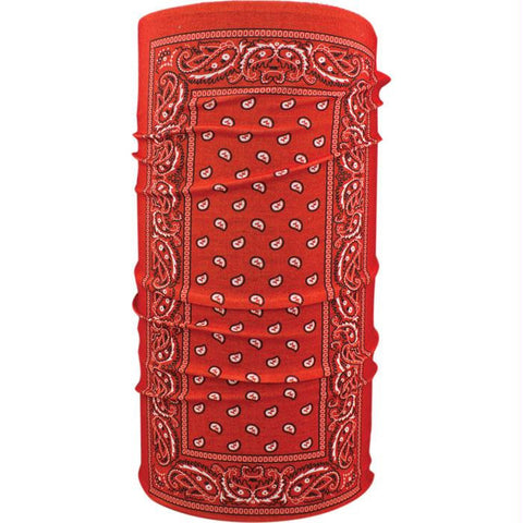 Motley Tube Poly Red Paisley