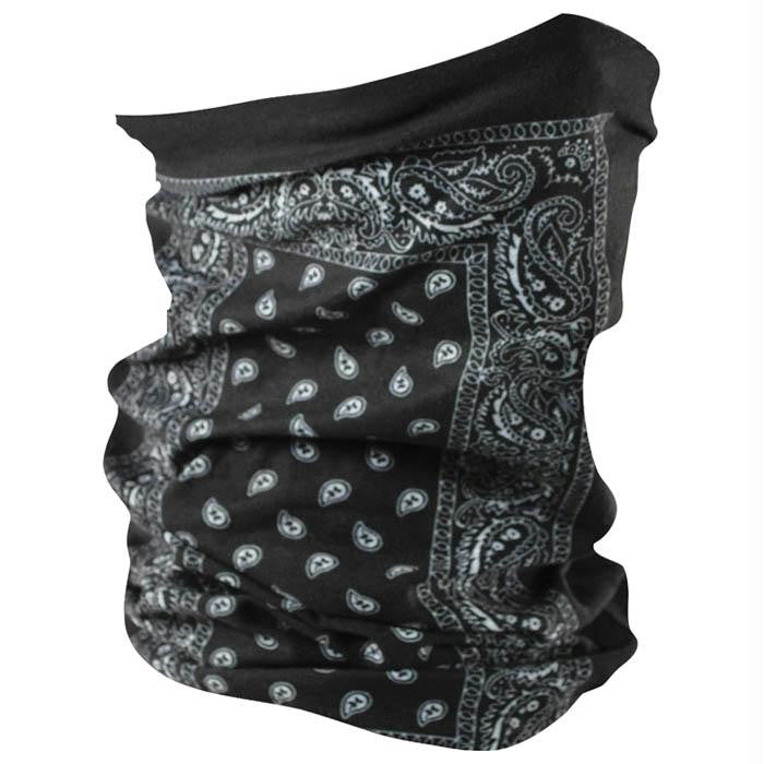 Motley Tube Poly Black Paisley