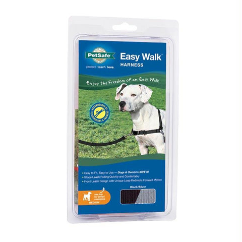 Easy Walk Harness Black Md