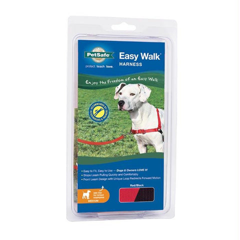 Easy Walk Harness Red Md