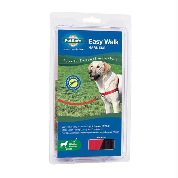 Easy Walk Harness Red Lg