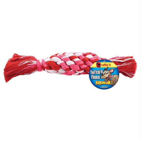 Fetch 'n Floss Squeak Rope Lg