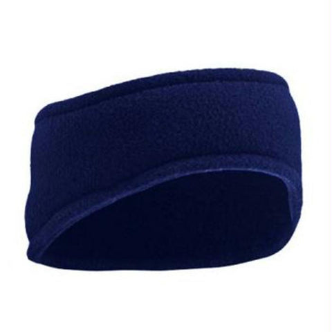Rila Fleece Drop Earband Navy