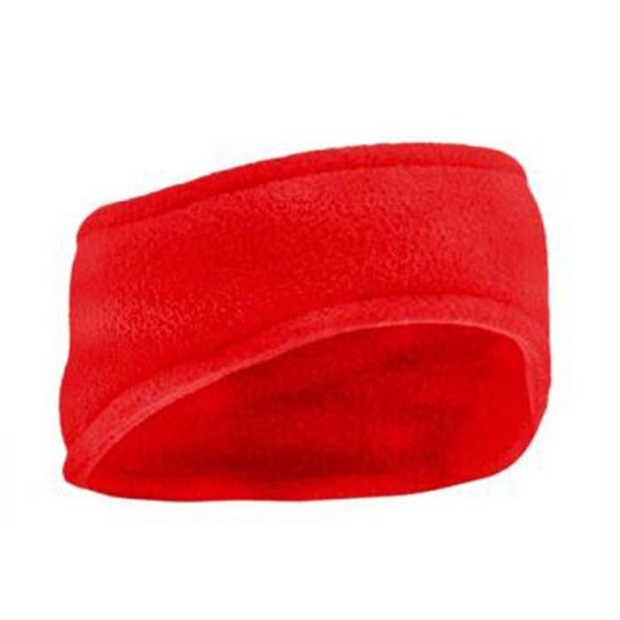 Rila Fleece Drop Earband Red
