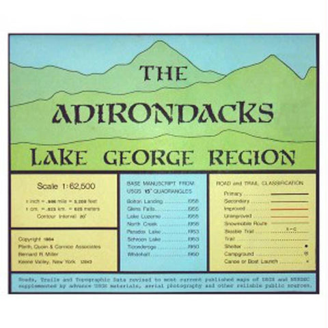 Adirondack Map Lake George