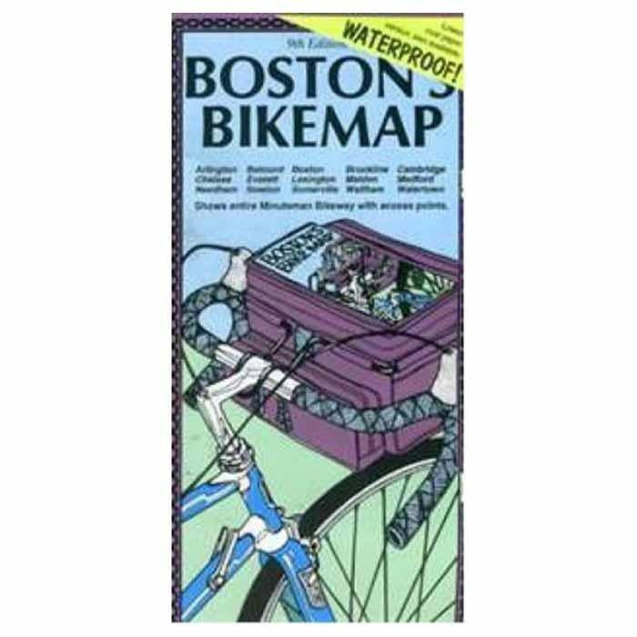 Rubel Boston Bike Map Wtrprf