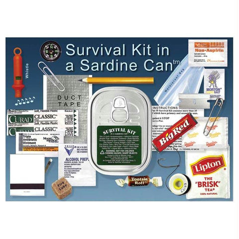 Survival Kit In A Sardine Can