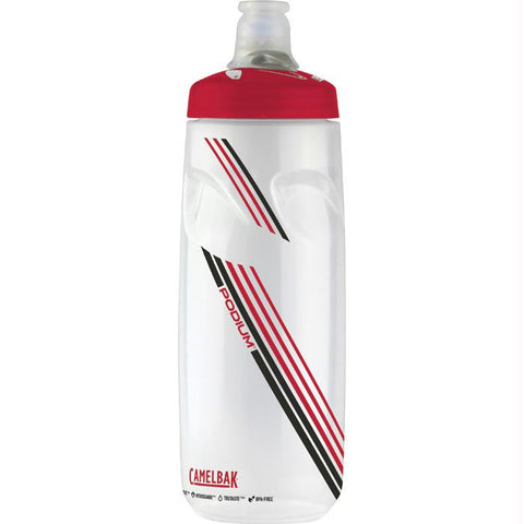 Podium 24 Oz Clear Red